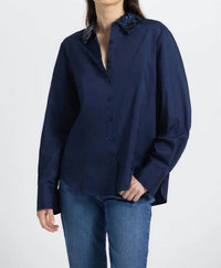 Derek Lam - Alina Sequin Collar Shirt