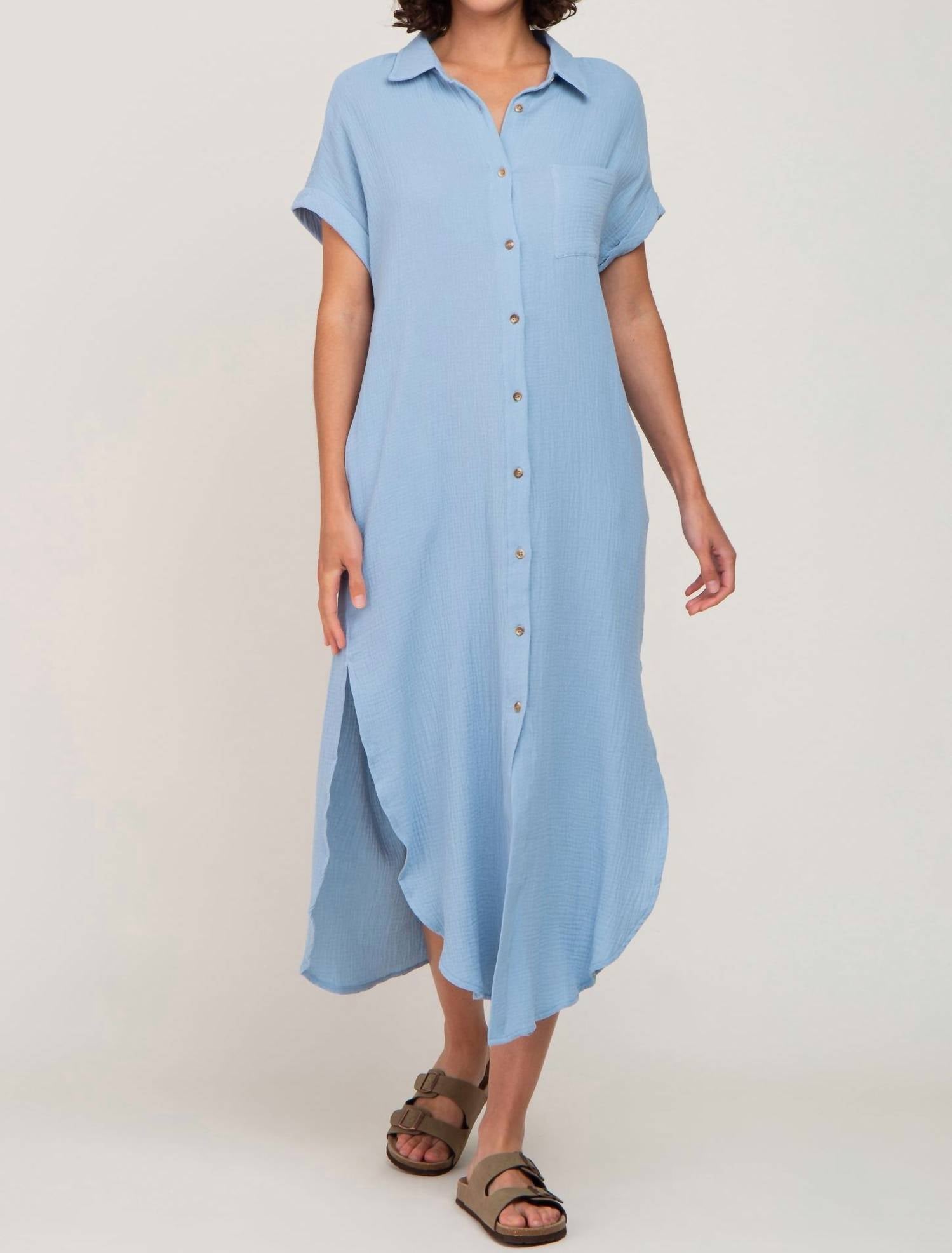 BluIvy The Willa Dress in light blue - women's dress