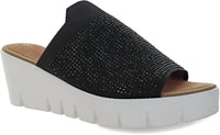 Bernie Mev - Women's Venti Crystals Wedge Sandals