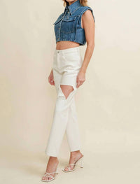 Cloud Ten - Women's Canyon Cutoff Button Up Vest