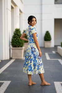 Jude Connally - Blooming Botantics Butter Libby Dress