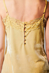 Aratta - Velvet Lace Trim Camisole Top