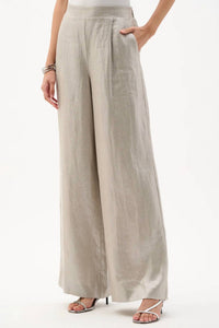 Joseph Ribkoff - FOILED LINEN WIDE-LEG PANT