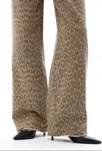 Bayeas - Mid Rise Relaxed Straight Leg Pants