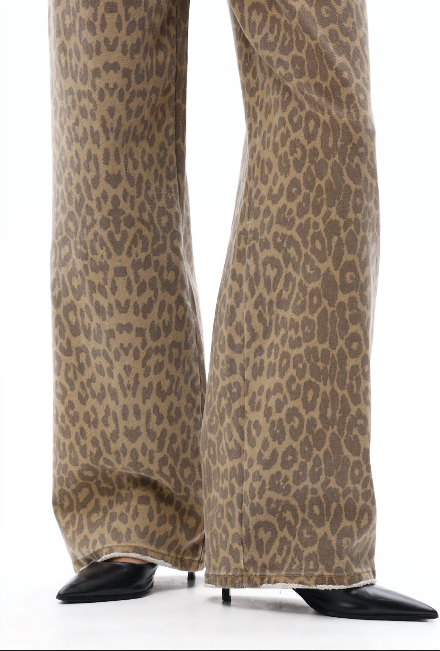 Bayeas - Mid Rise Relaxed Straight Leg Pants