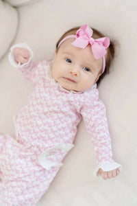 Lila + Hayes - Baby's Pretty Bows Lucy Footie
