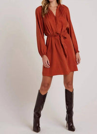 Bella Dahl - BELTED RAGLAN MINI DRESS