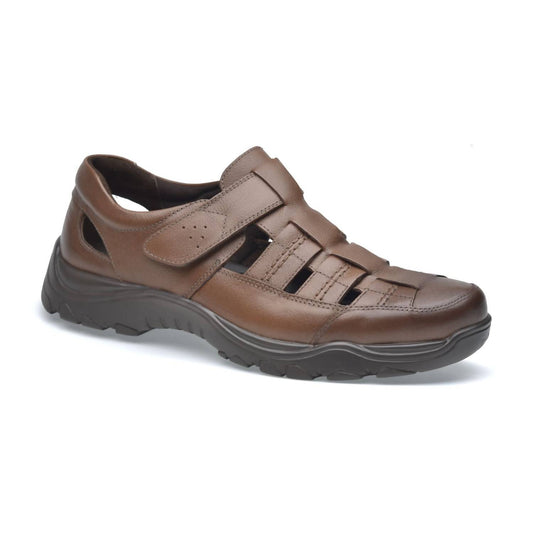 Pazstor - Closed Toe Leather Sandals John 3216