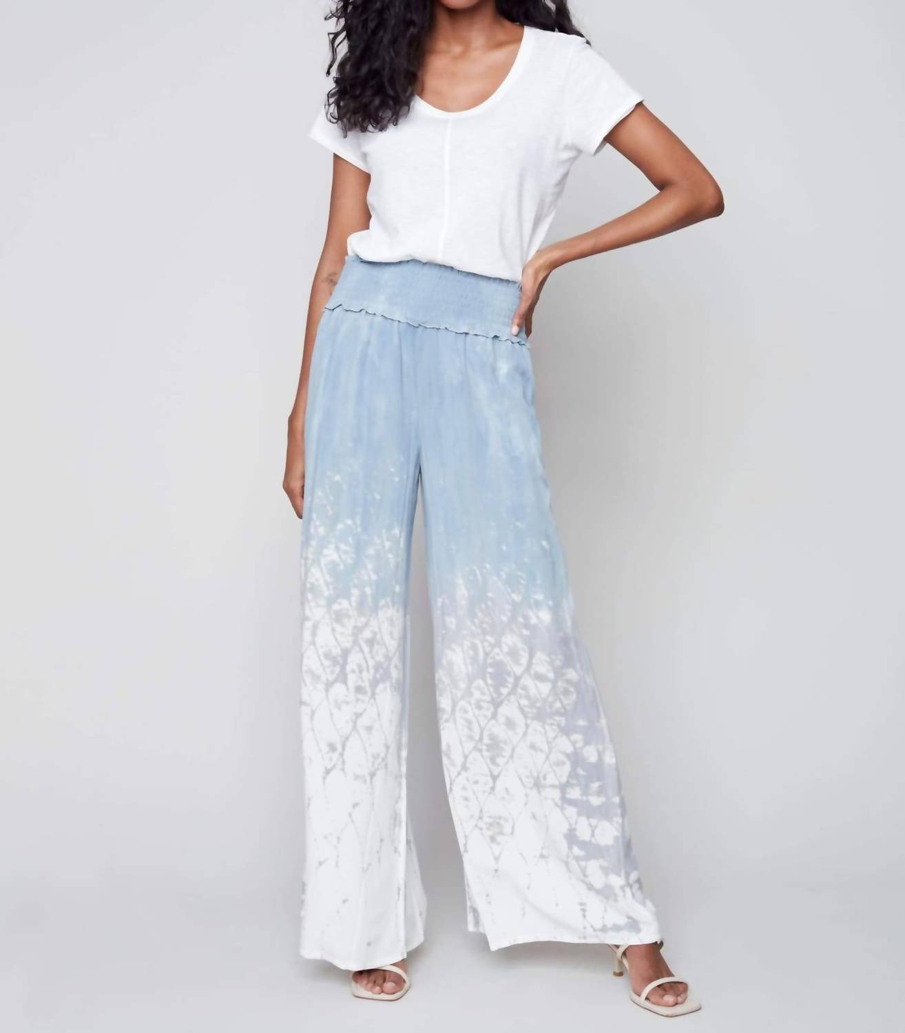 Charlie B - High Rise Wide Leg Pant
