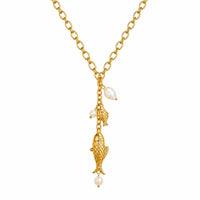 Ellie Vail - Women's Amity Fish Lariat Necklace
