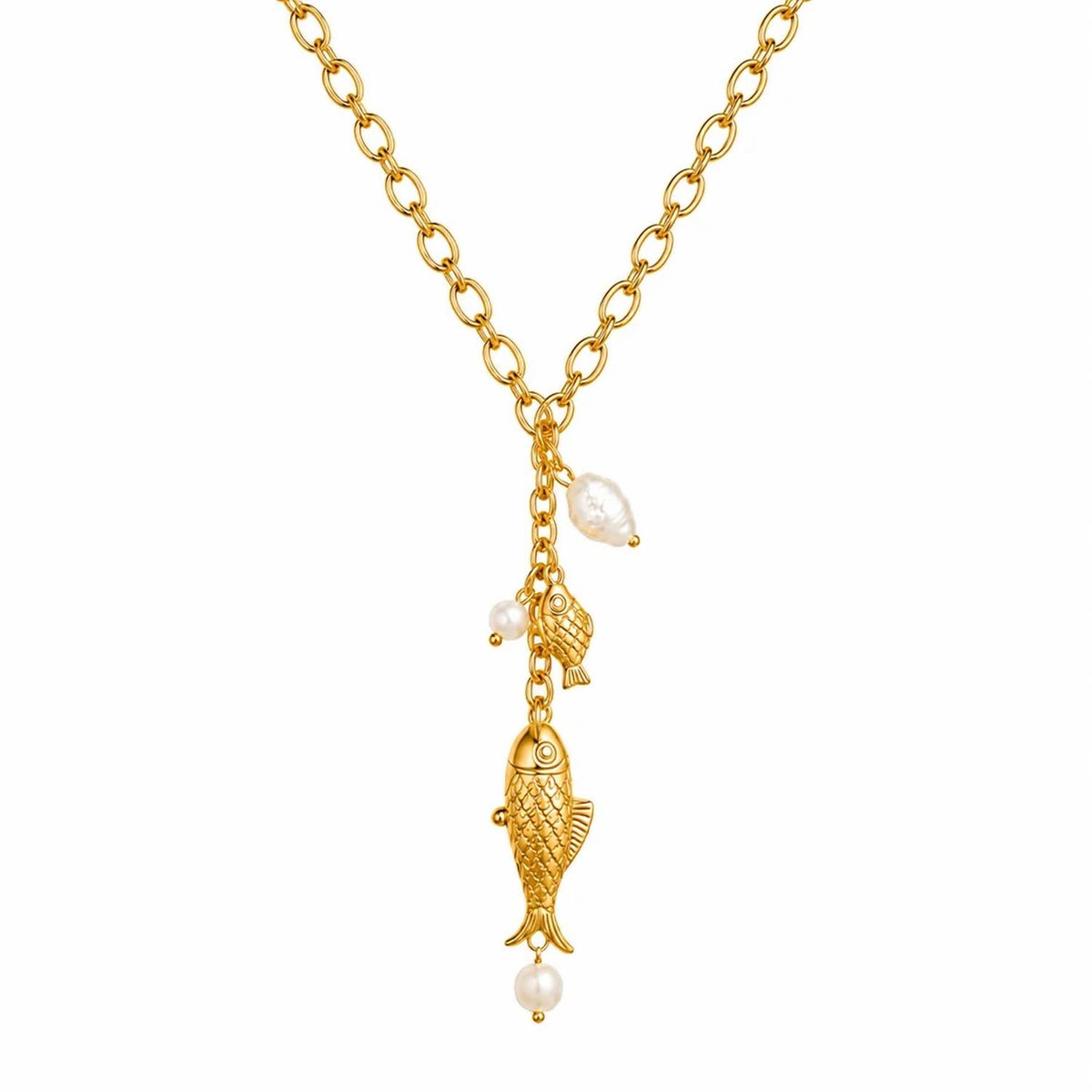 Ellie Vail - Women's Amity Fish Lariat Necklace