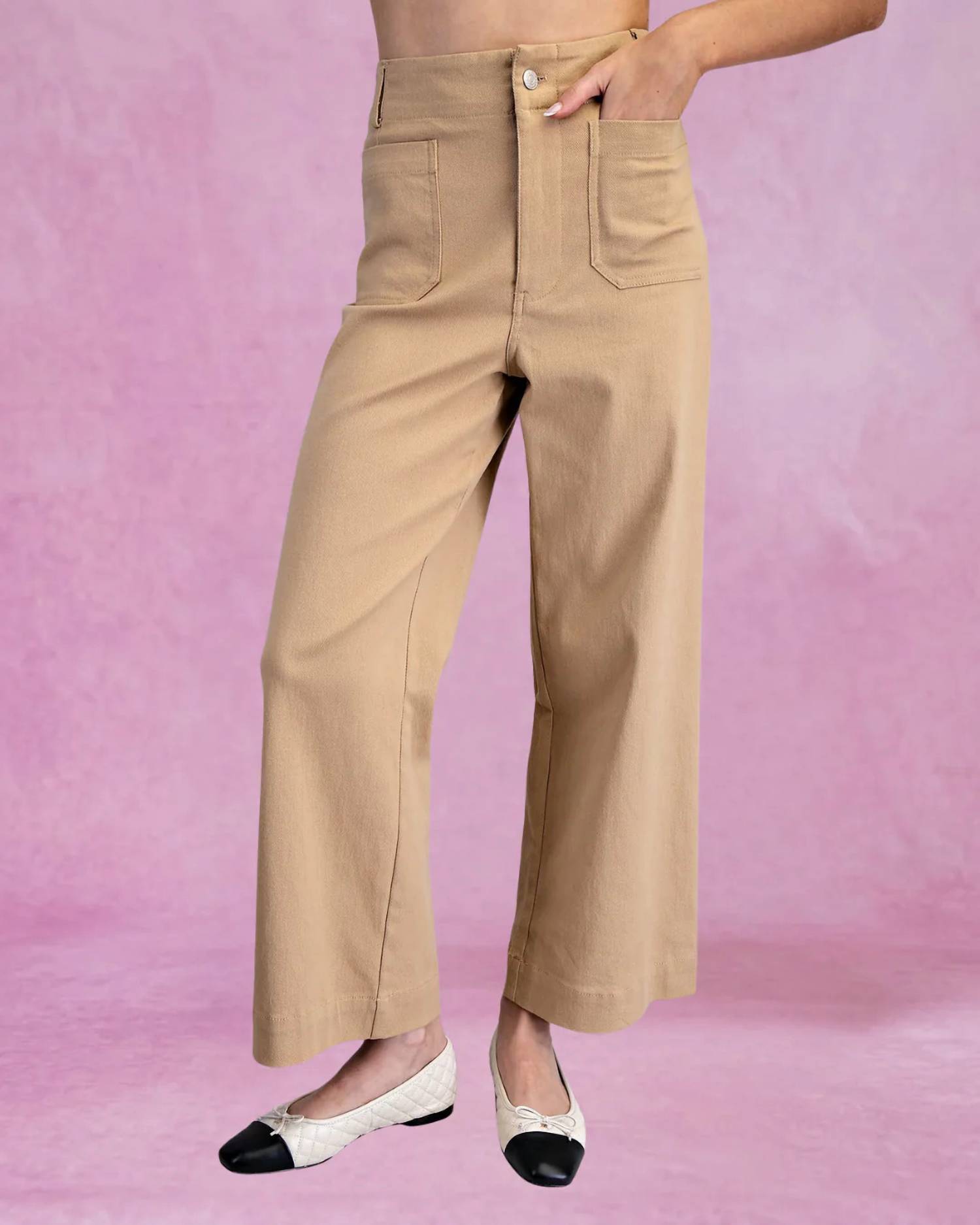 Ee:Some - Wide Leg Pants
