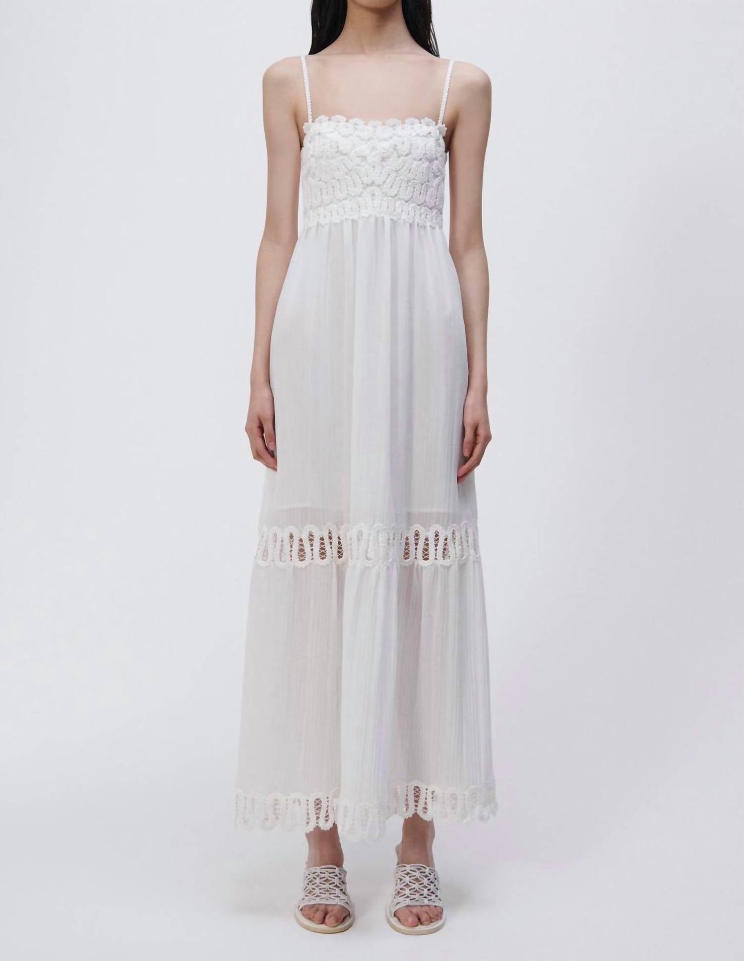 SALANA CROCHET MAXI DRESS