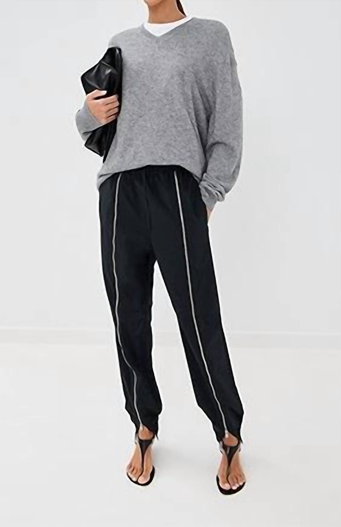 Tibi - Nylon Zipper Jogger