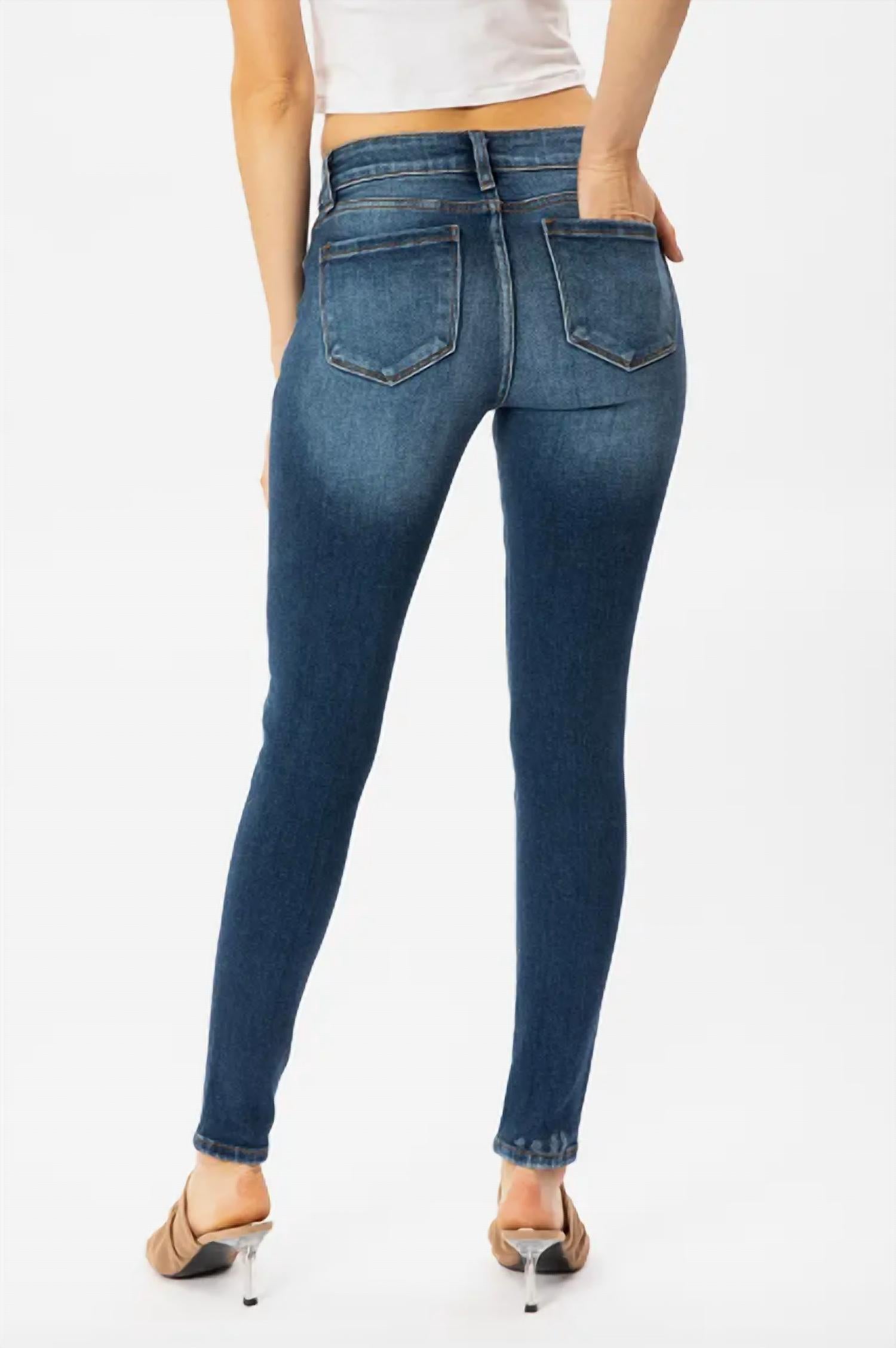 Kancan - Premier Mid Rise Super Skinny Jeans