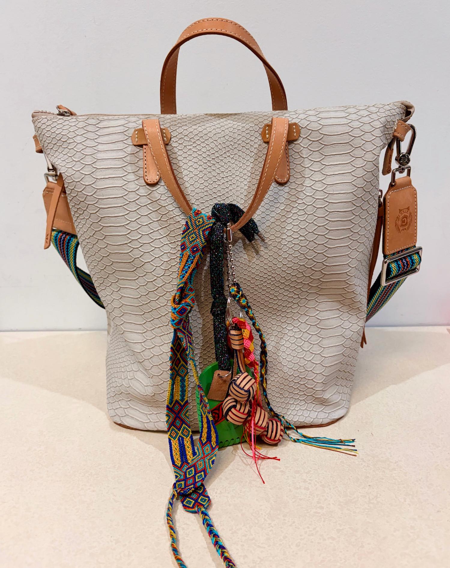 Consuela - Women's Thunderbird Snake Embossed Sling Crossbody Tote Bag