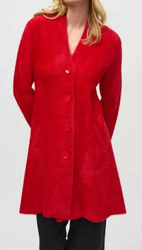 Joseph Ribkoff - Feather Yarn Flared Coat