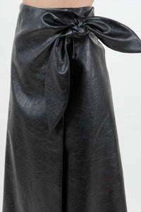 Whiteroom+Cactus - Ankle Length Midi Wrap Skirt