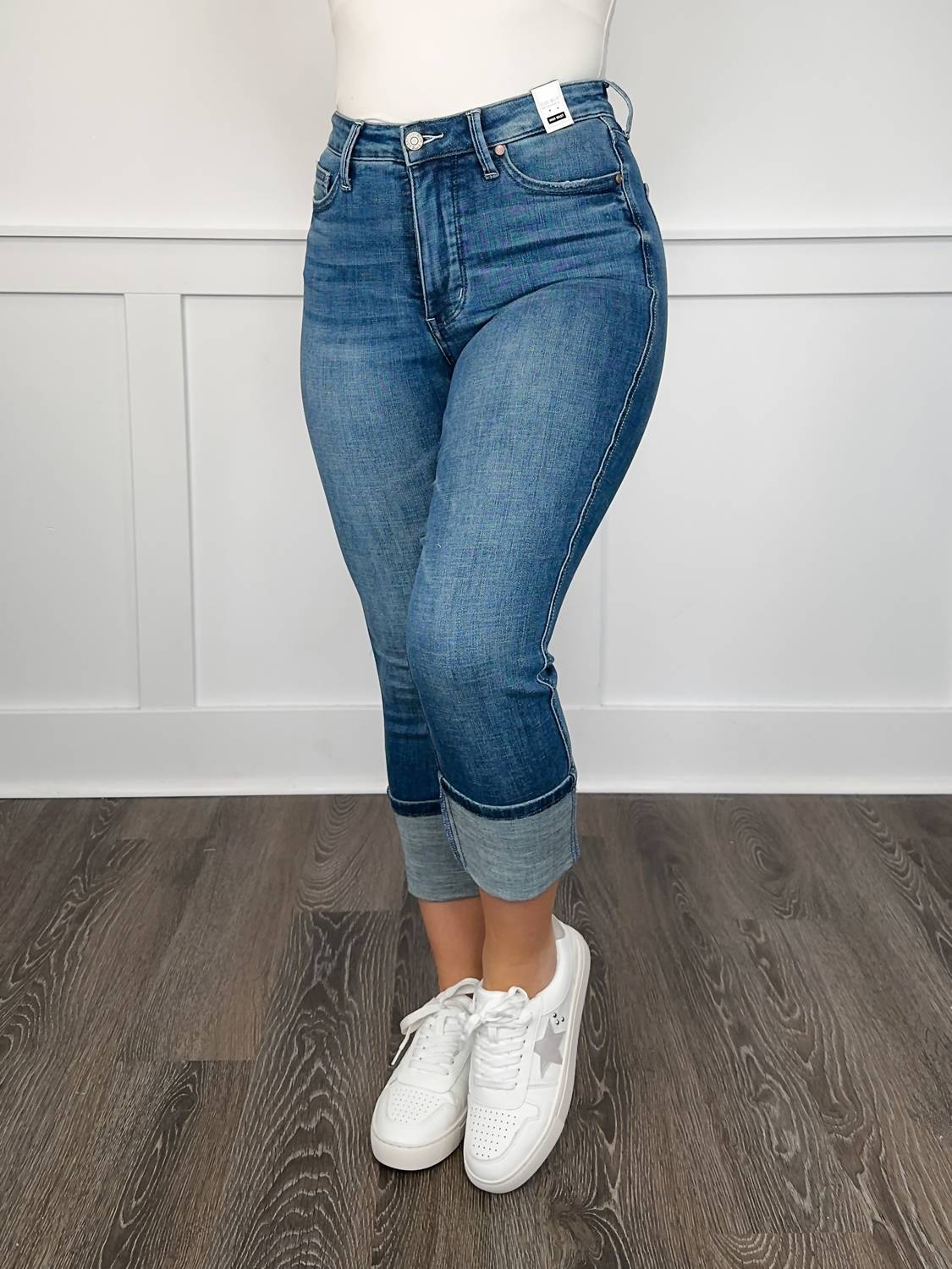 Judy Blue - Rylee "butt Lifting" Tummy Control High-rise Capris Jean