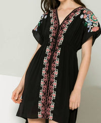 Thml - Embroidered Short Dress