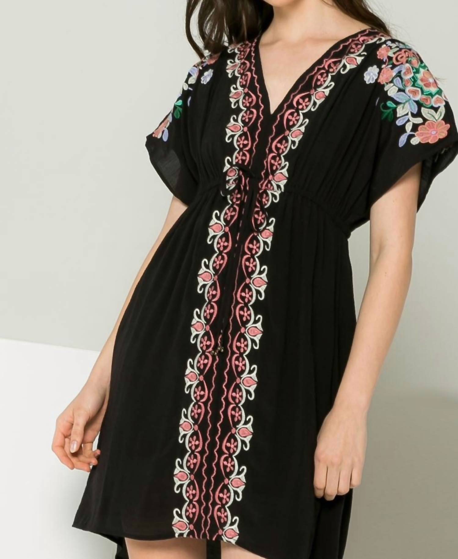 Thml - Embroidered Short Dress