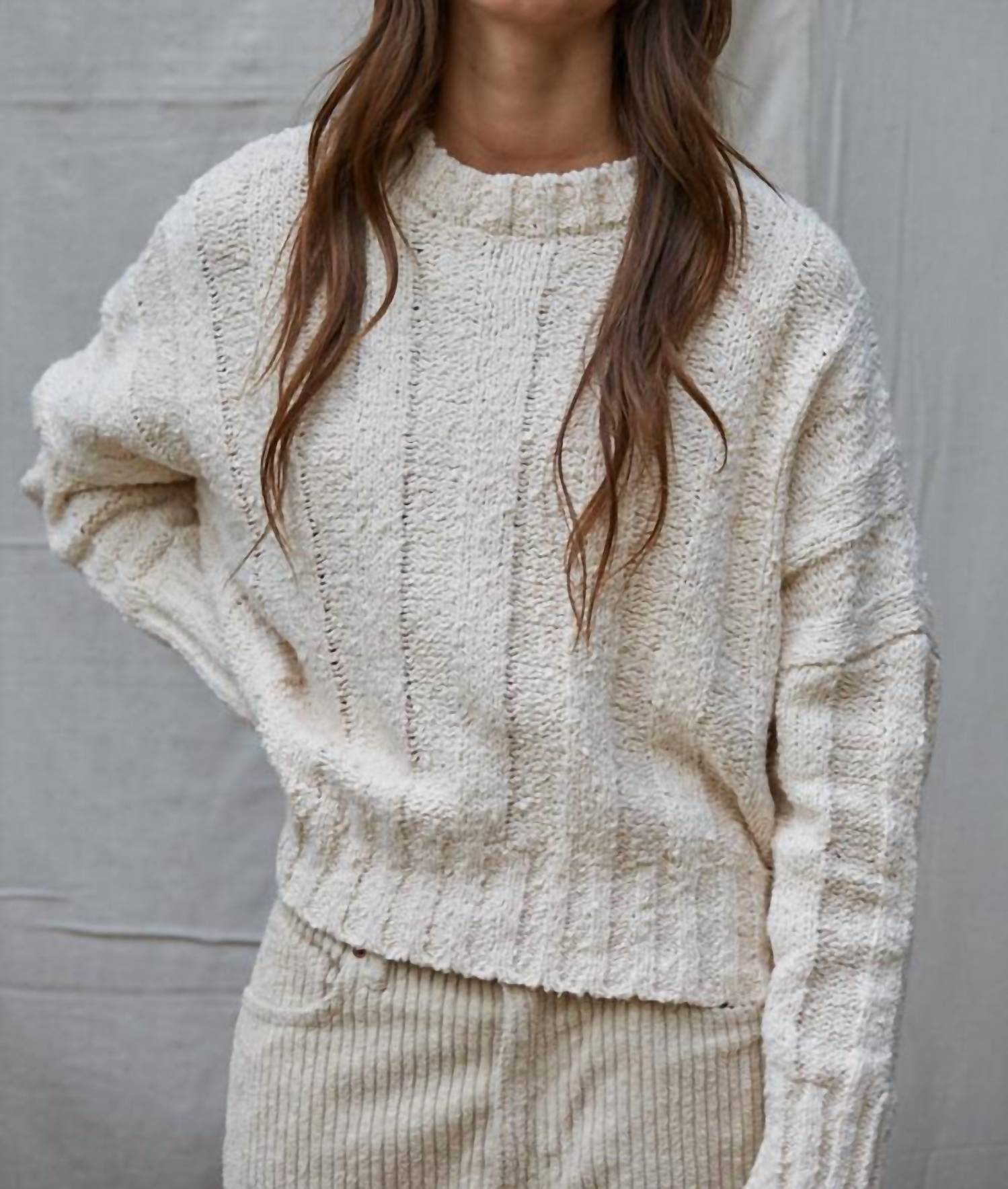 By Together - Lume Wide Ribbed Pullover