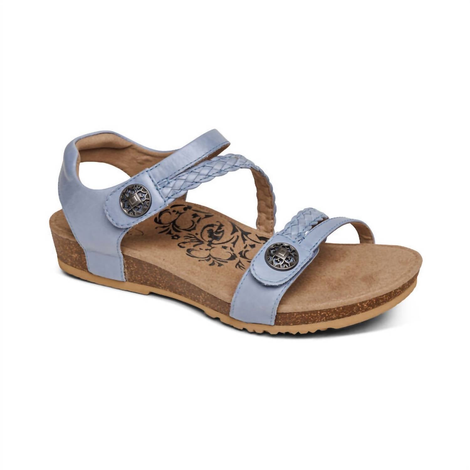 Aetrex - Women's Jillian Braided Quarter Strap Sandal