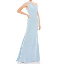 Ieena For Mac Duggal - One Shoulder Backless Formal Dress