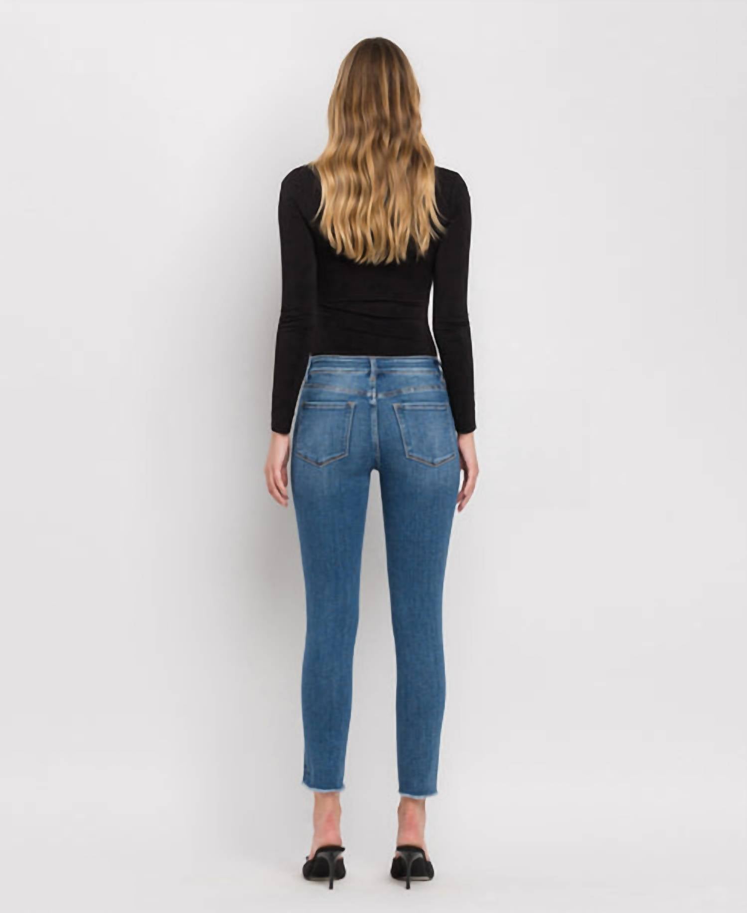 Vervet By Flying Monkey - Colson Mid Rise Skinny Jeans