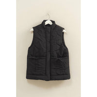 Hyfve - Women's Quilted Ribbon Tie Detailed Puffer Vest⁠
