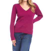 Karen Kane - Ribbed V Neck Sweater