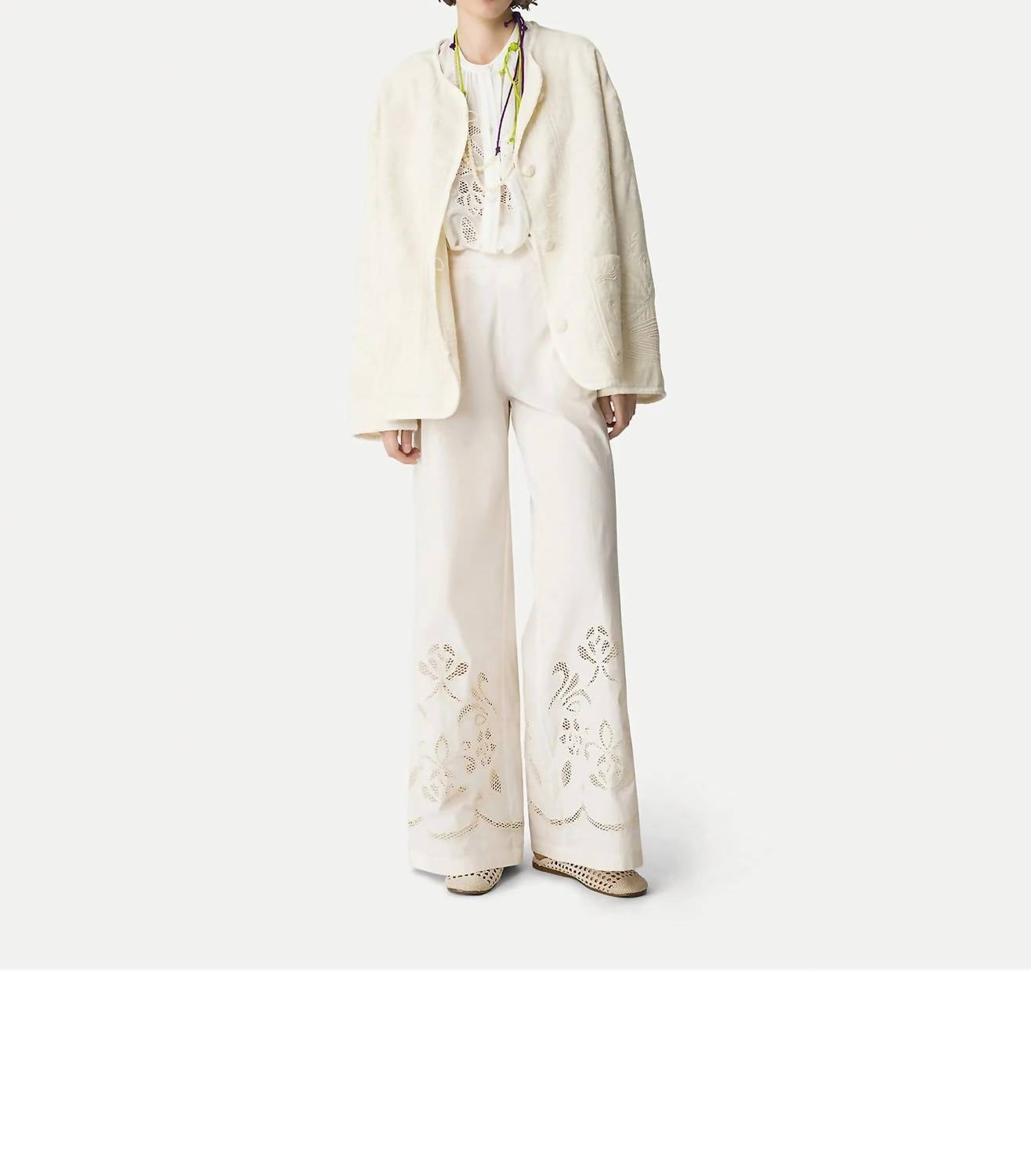 Forte Forte - Cropped Poplin Trousers