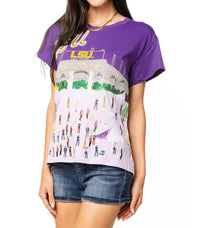 Queen Of Sparkles - Licensed Lsu Stadium Tailgate Party Tee