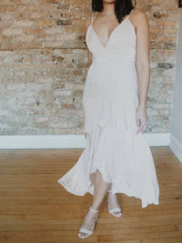 Strut & Bolt - Asymmetric hem criss cross dress