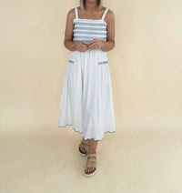 &Merci - Leona Scallop Edge Midi Dress