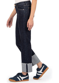 Kut From The Kloth - Fay Raw Hem Cuff Jeans