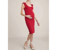 Hatch - Women's Maternity Chloe Ribbed Knit Dress