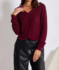 Bishop + Young - Mateo Twist Front Sweater