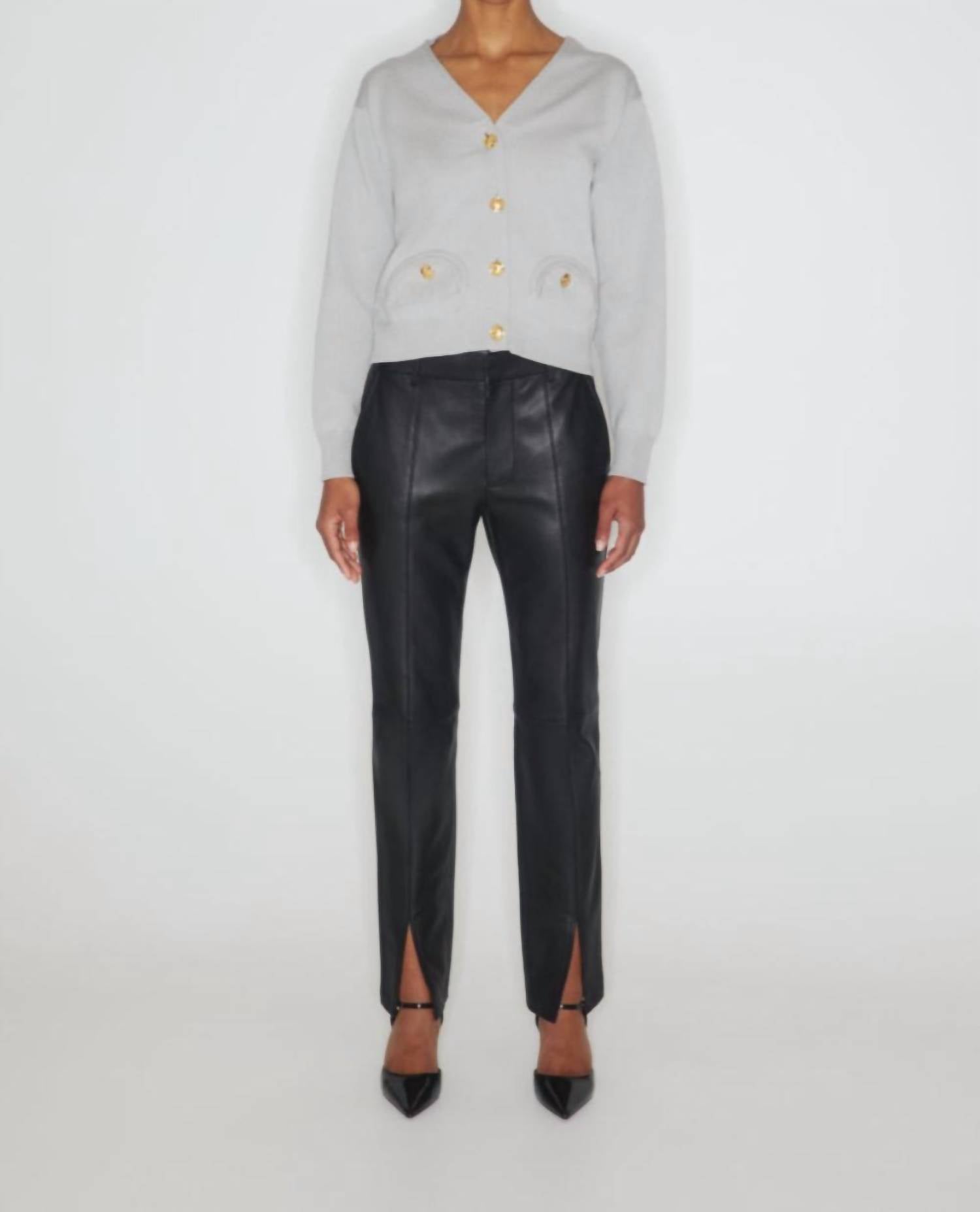 Blazé Milano Vegas Baby Zander Pants in black - women's pants