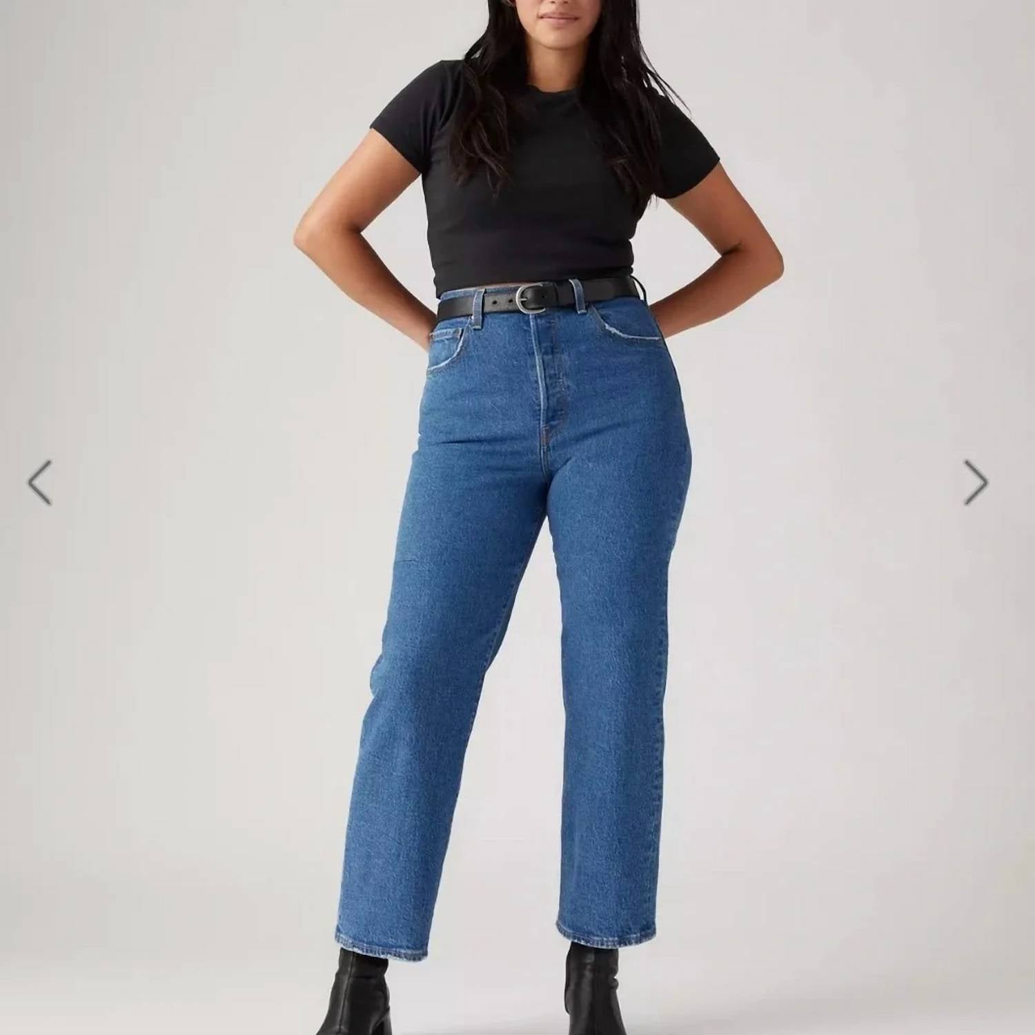 Levi'S - Premium Ribcage Straight Ankle Jeans
