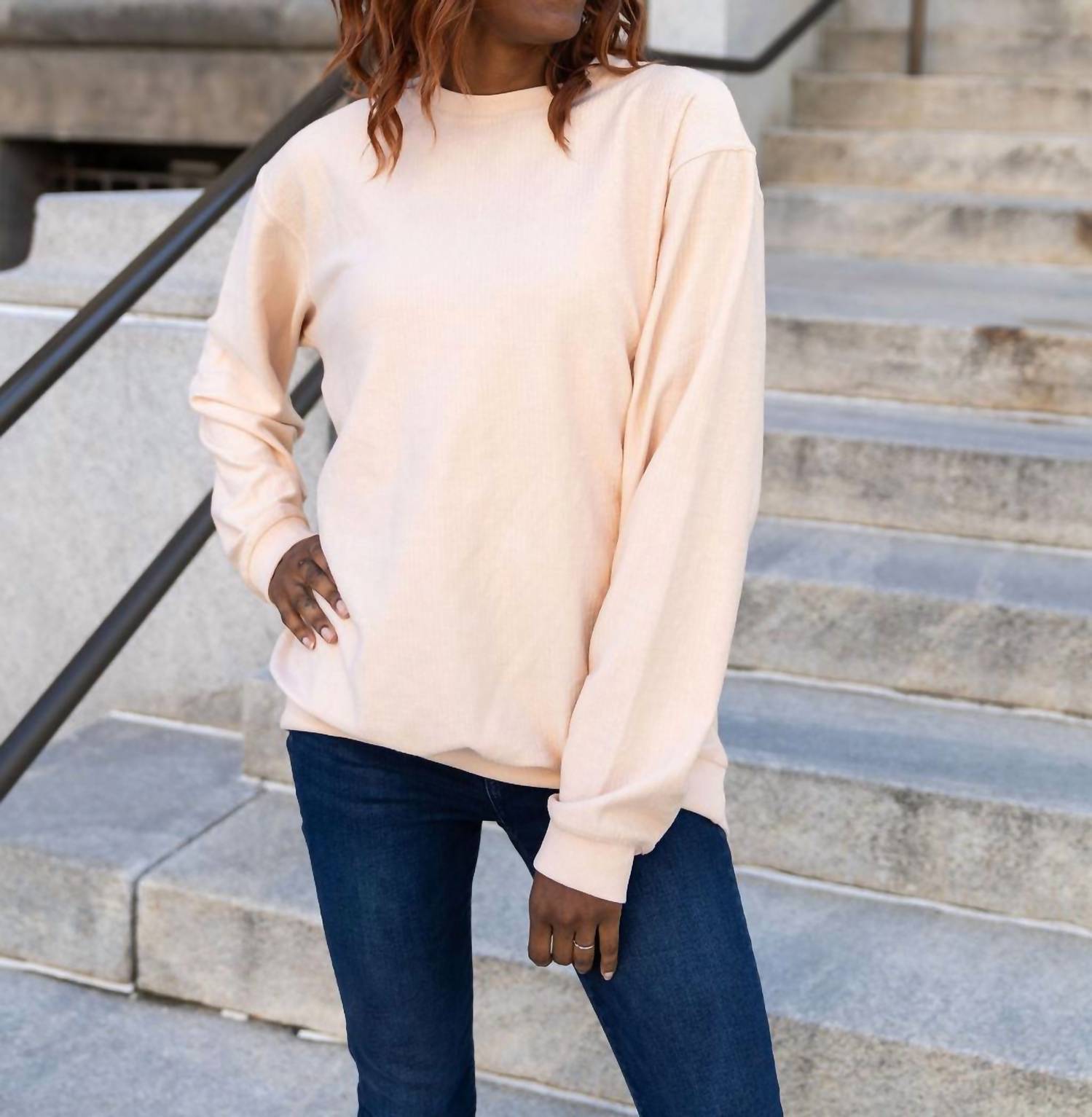 Laree + Co. - Women's Corded Sweatshirt