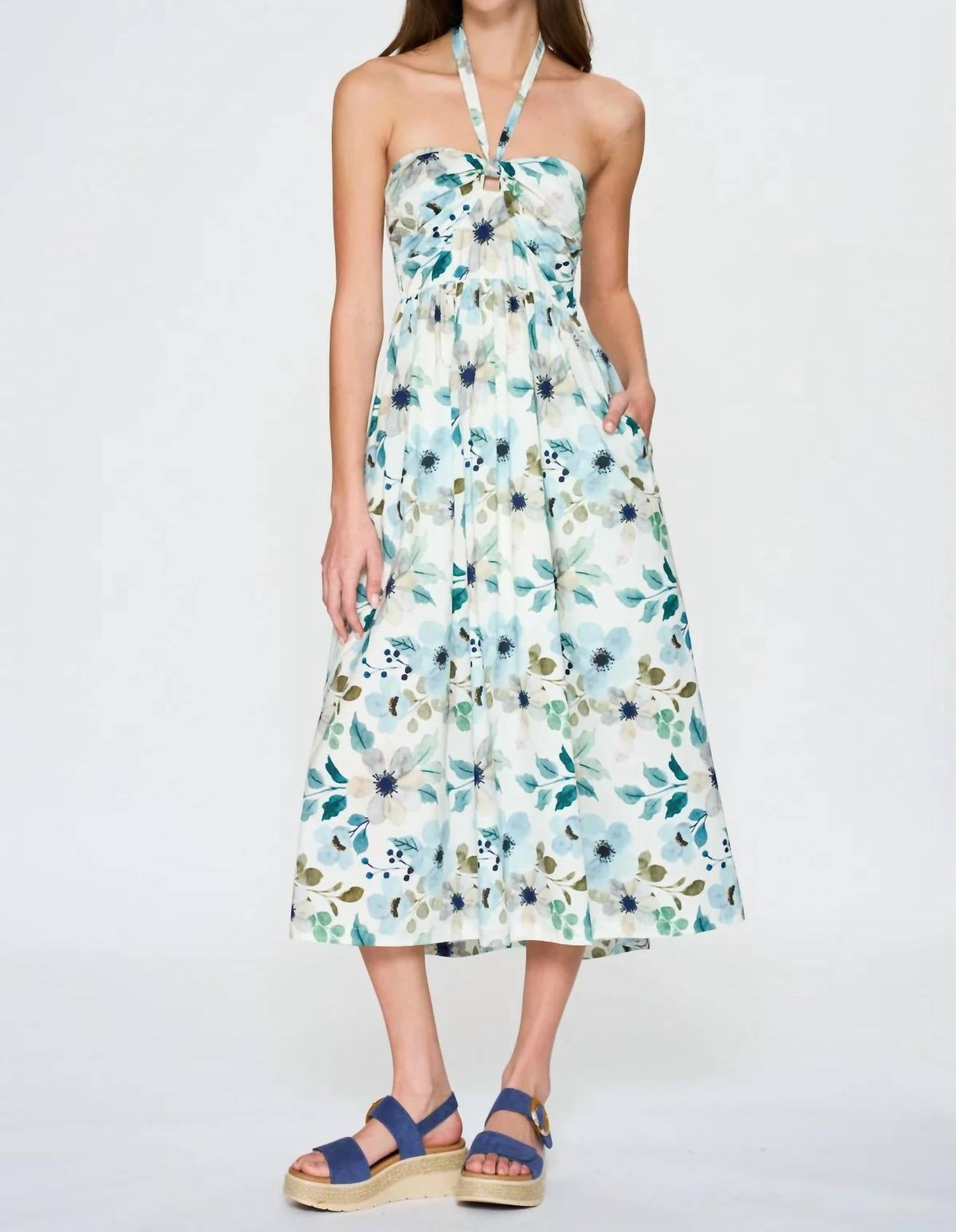 Aakaa - Bloom Floral Midi Dress