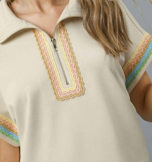 Umgee - Luxe Knit Collared Top