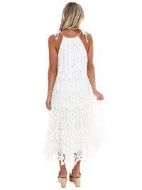 Heyson - Perfect Together Eyelet Halter Midi Dress