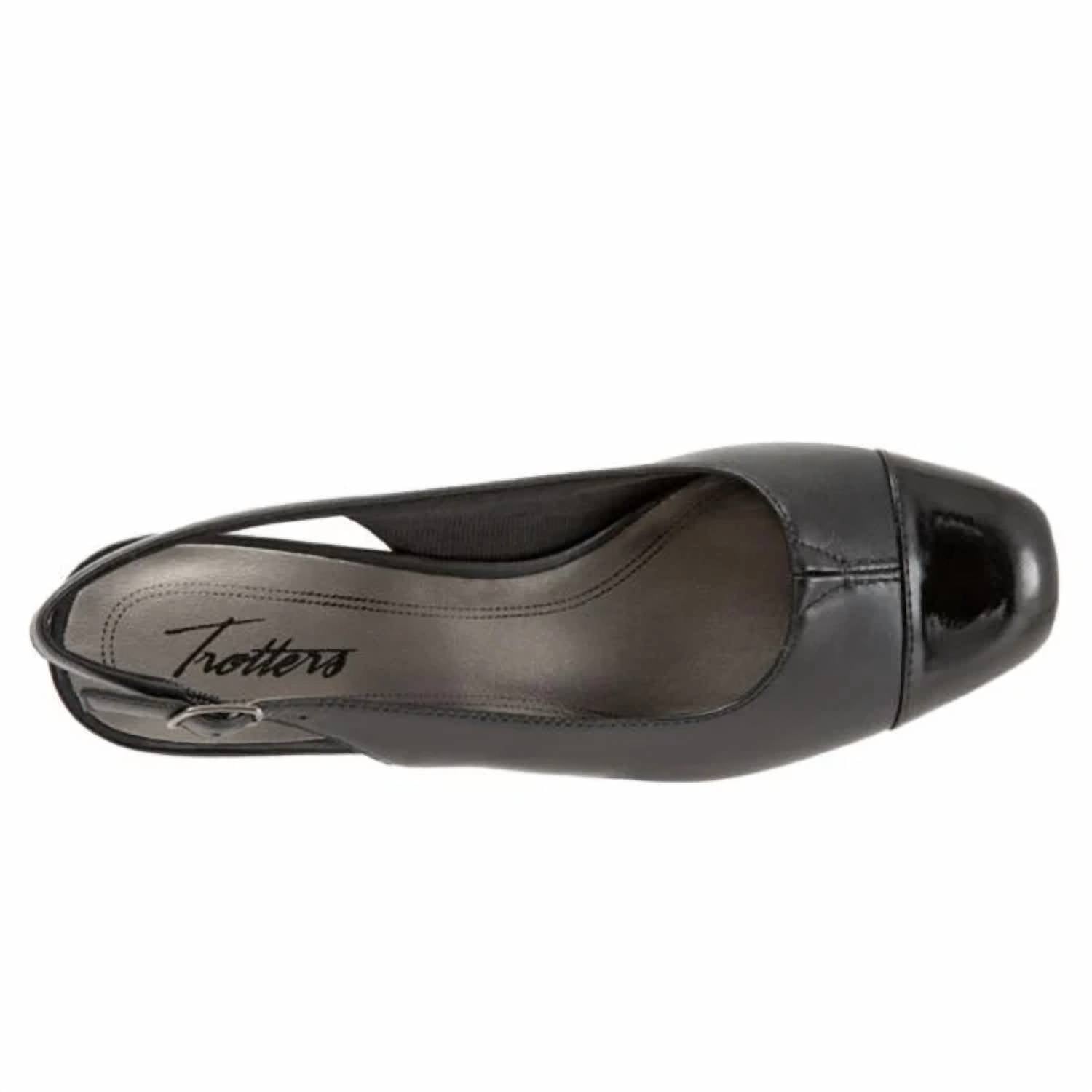 Trotters Women's Dea Slingback Sandal in black - women's sandal - view 4