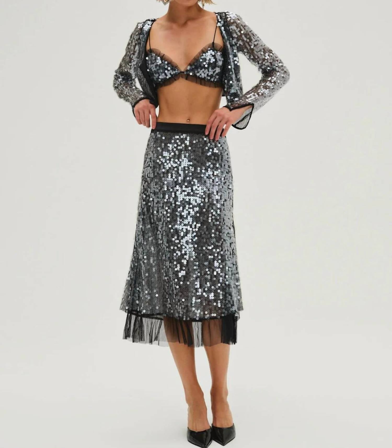 For Love & Lemons - Christelle Midi Skirt