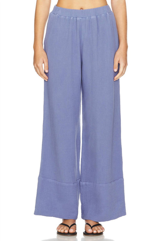 Monrow - Gauze Wide Leg Pants