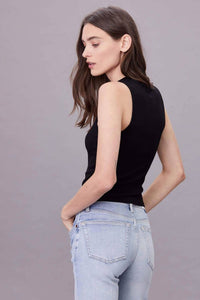 Lna - Ribbed Double Layer Tank Top