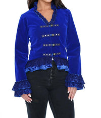 Orchid Bloom - Velvet Gloria Tailed Jacket