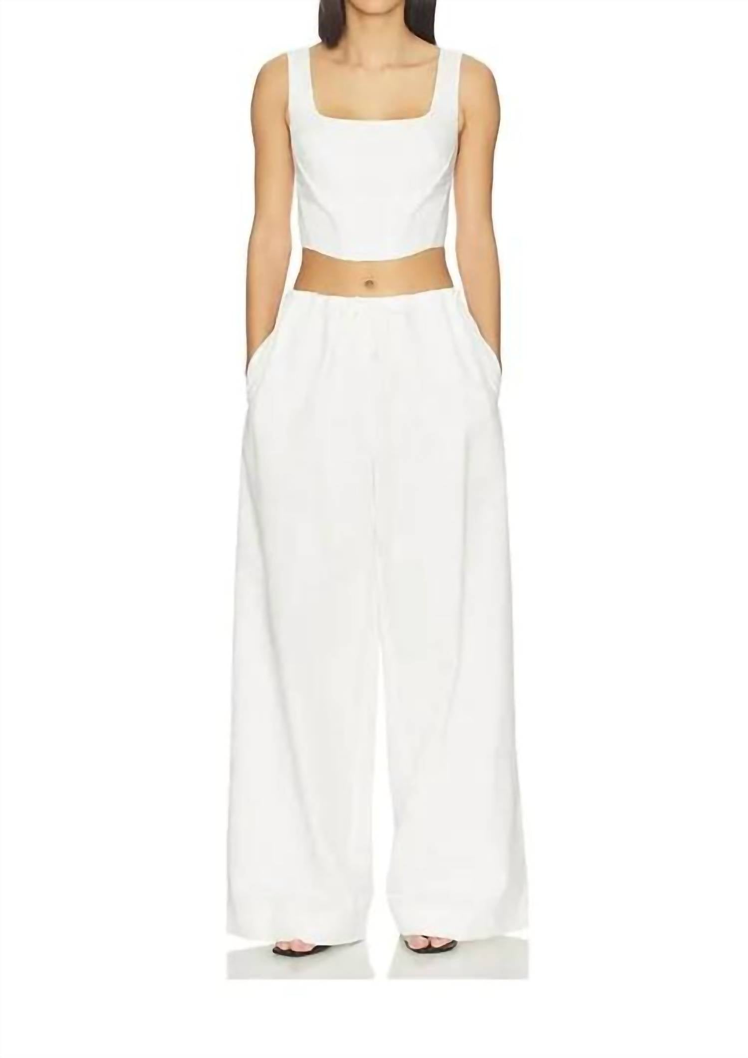 Jonathan Simkhai - Clio Cotton Bustier Top